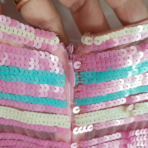 {LoveShackFancy} NWT: Avalyn Maxi Dress in Pitaya Stripe - Size SMALL - Picture 11 of 17